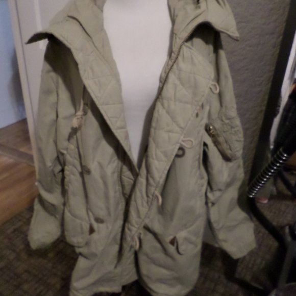 Denim & Supply Men's Military Hooded Jacket Size L - Picture 4 of 10